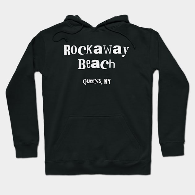 Rockaway Beach Queens NY Hoodie by Malarkey